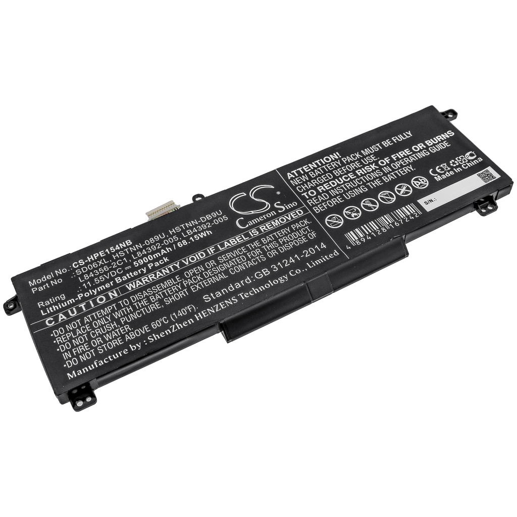 Batería para portátil HP Omen 15-EK0010TX