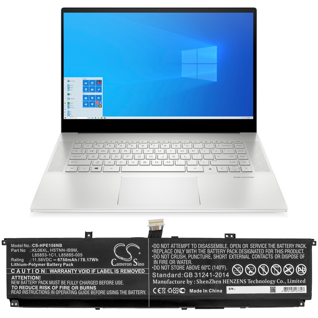 Batería para portátil HP CS-HPE156NB