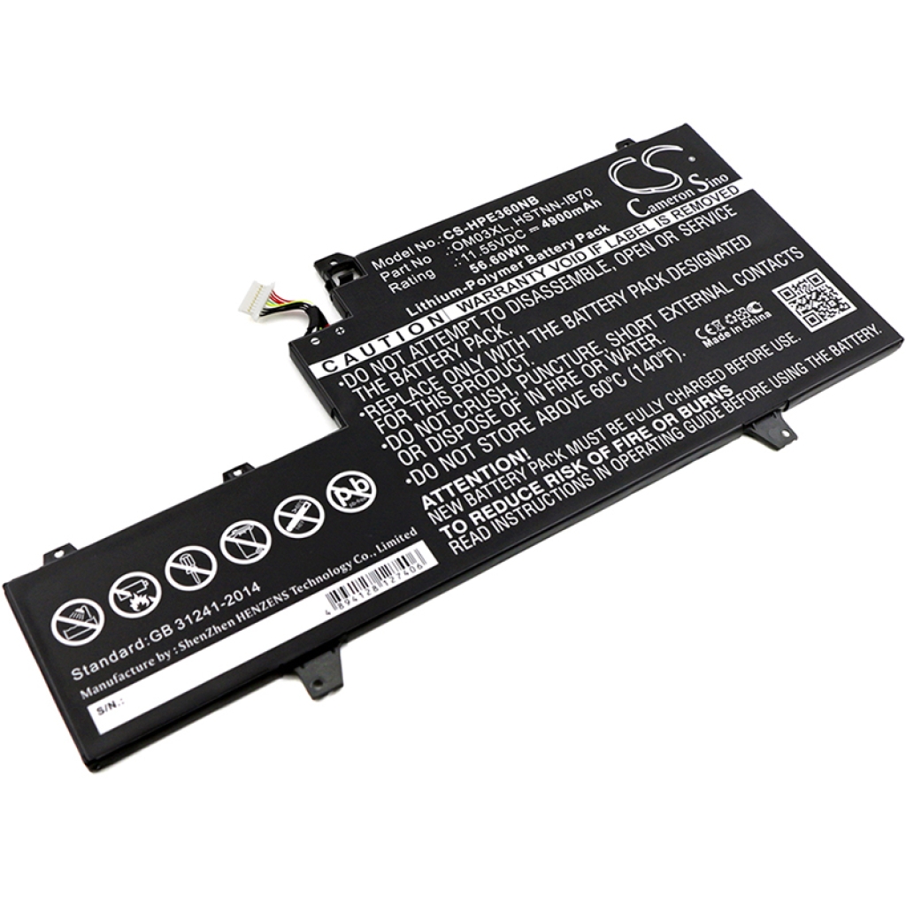 Batería para portátil HP CS-HPE360NB