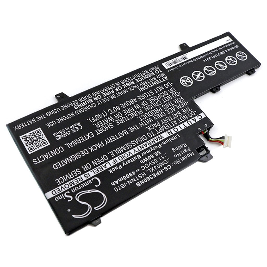 Batería para portátil HP CS-HPE360NB