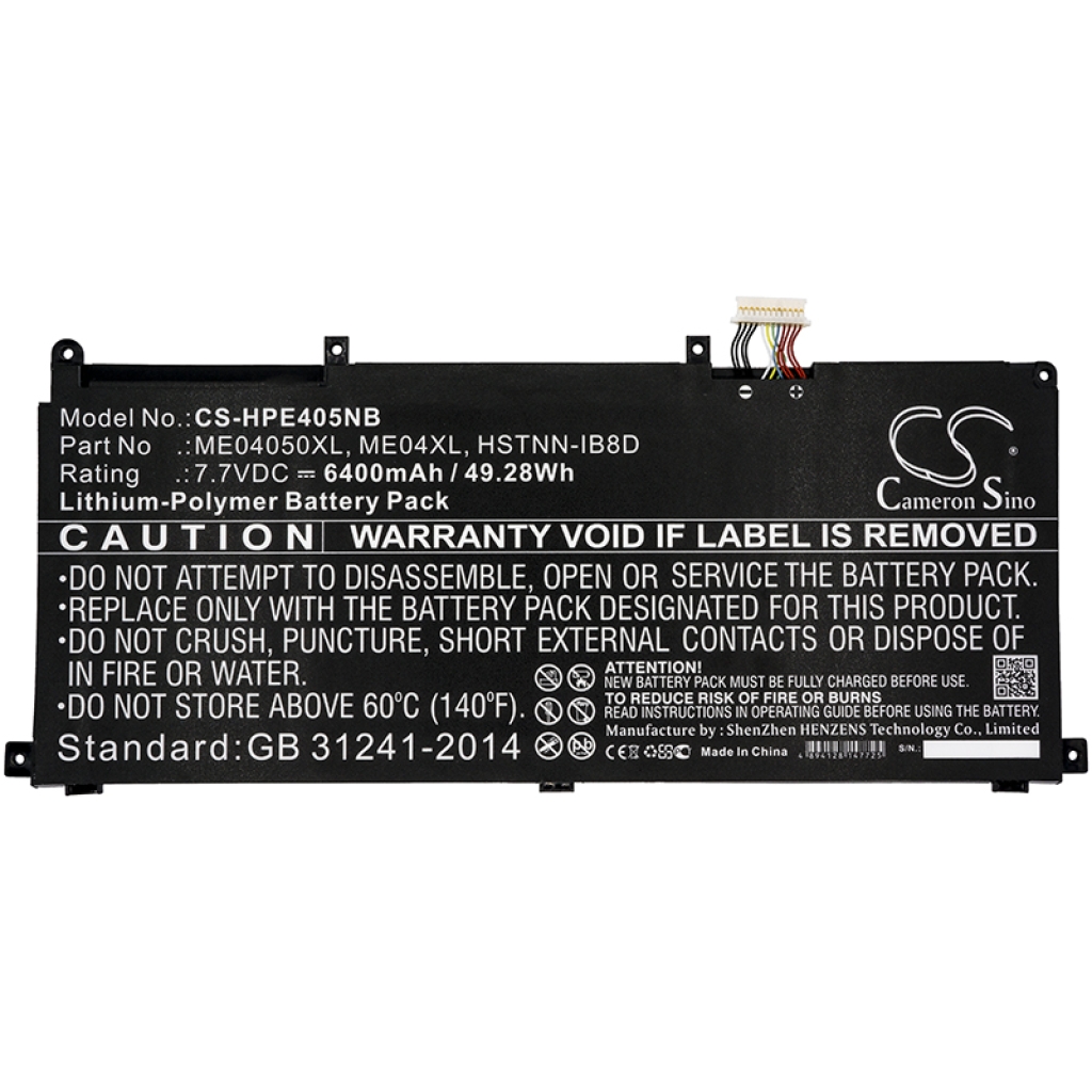 Batería para portátil HP CS-HPE405NB