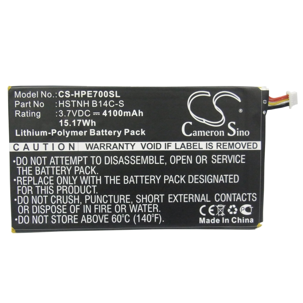 Batería de la tableta HP CS-HPE700SL