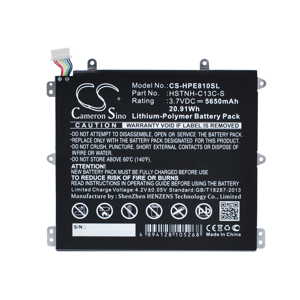 Batería de la tableta HP CS-HPE810SL