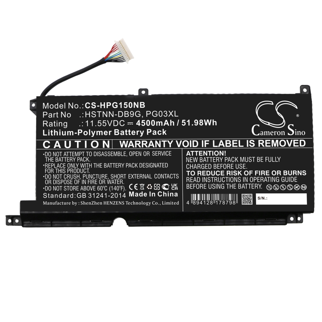 Batería para portátil HP SPECTRE X360 15-AP010CA