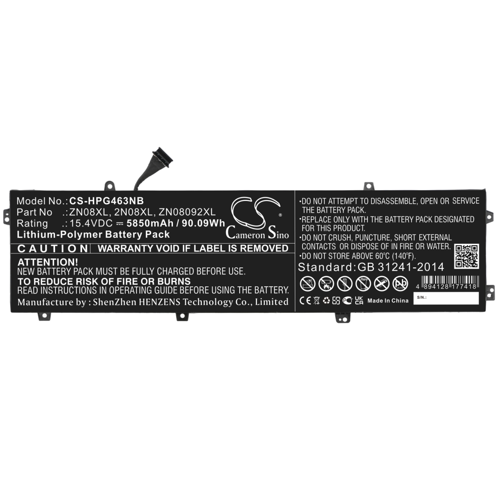 Batería para portátil HP ZBook Studio G4-2ZC19ES