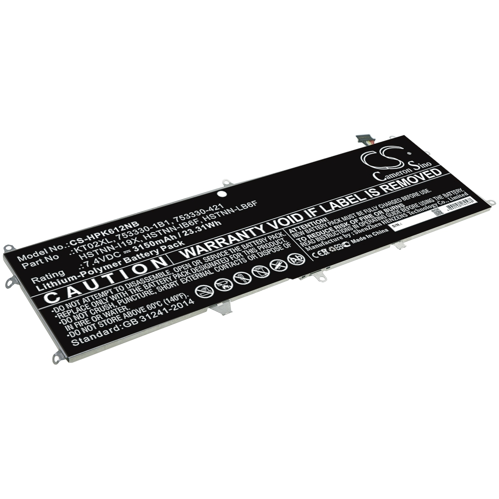 Batería para portátil HP CS-HPK612NB