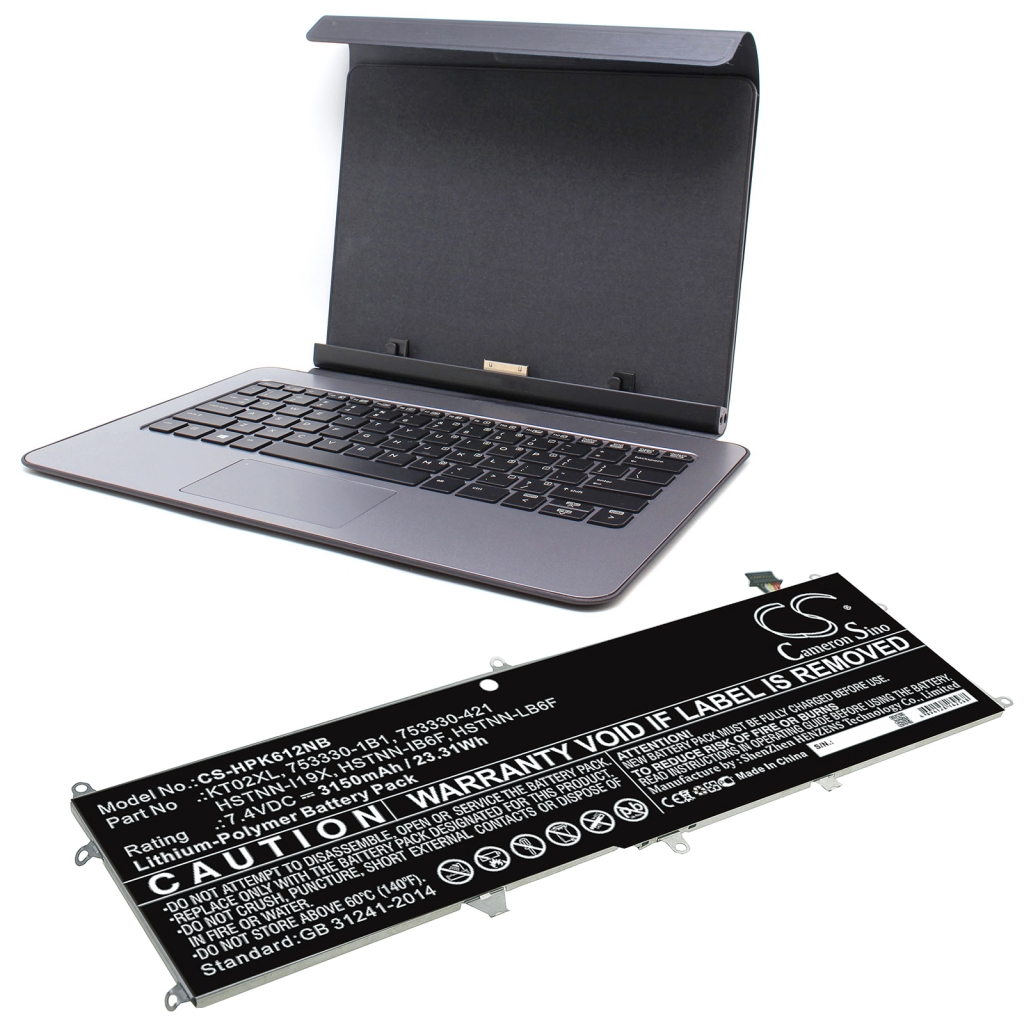 Batería para portátil HP CS-HPK612NB