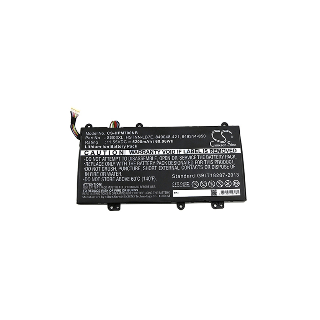 Batería para portátil HP CS-HPM700NB