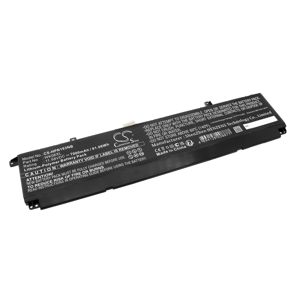Batería para portátil HP CS-HPN163NB