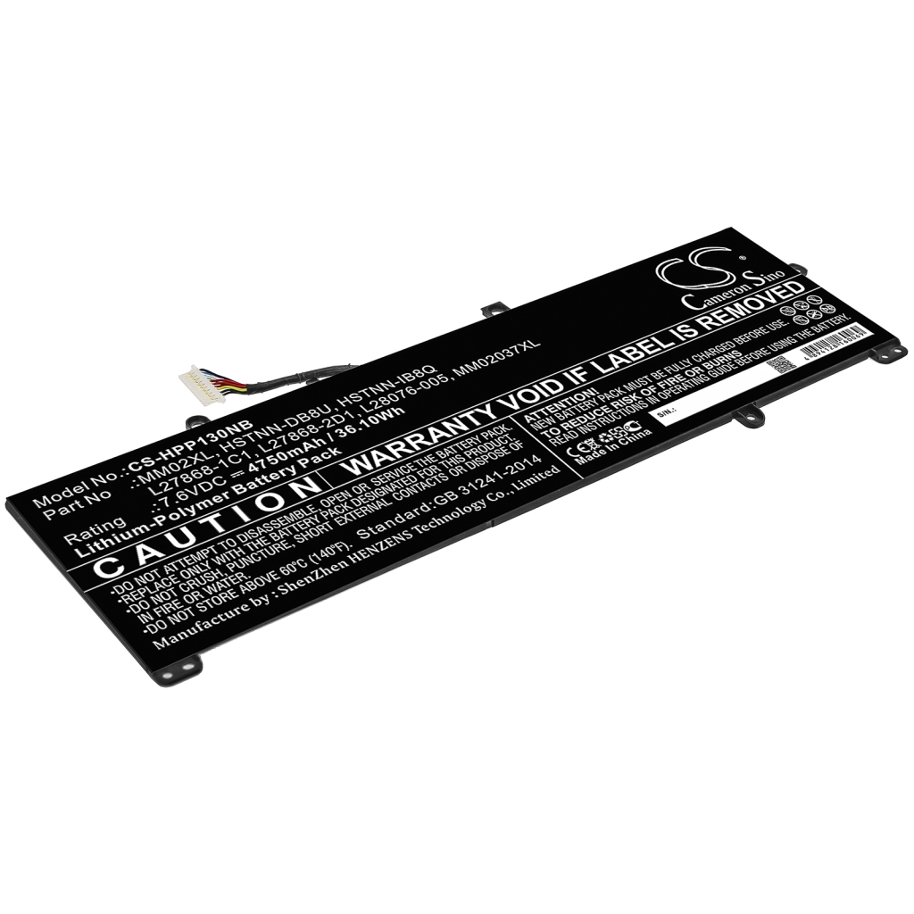 Batería para portátil HP CS-HPP130NB