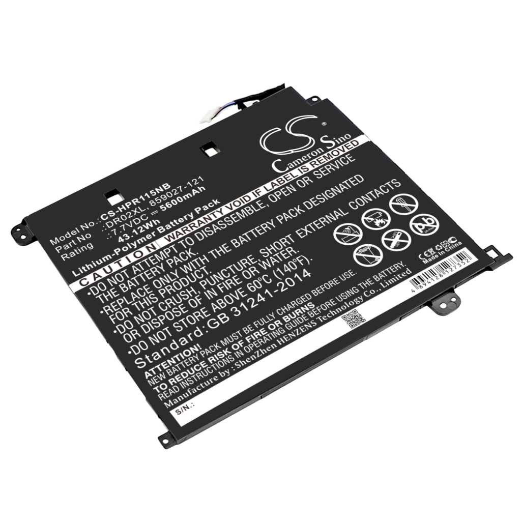 Batería para portátil HP Chromebook 11 G5