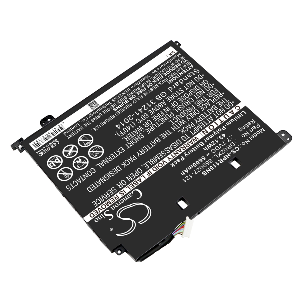 Batería para portátil HP Chromebook 11 G5
