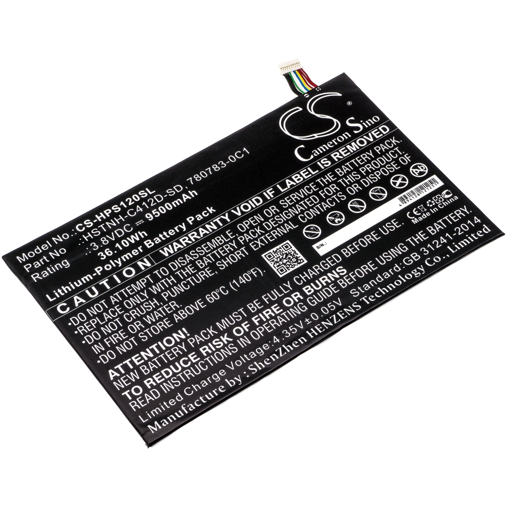 Batería de la tableta HP CS-HPS120SL