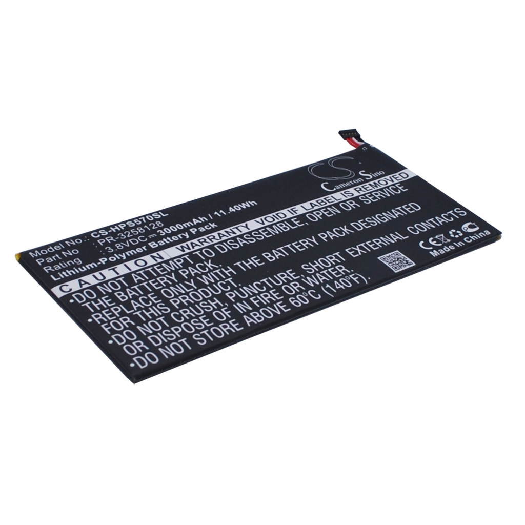 Batería de la tableta HP CS-HPS570SL