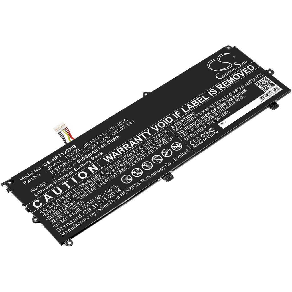 Batería para portátil HP CS-HPT122NB