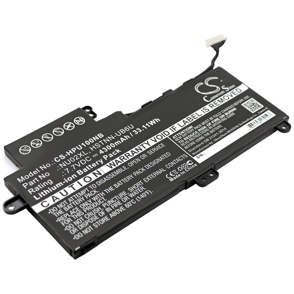 Batería para portátil HP CS-HPU100NB