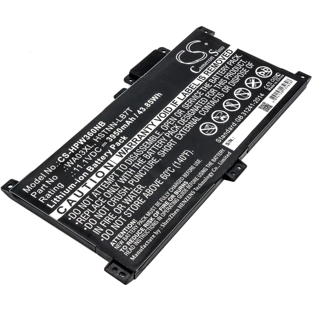 Batería para portátil HP CS-HPW360NB