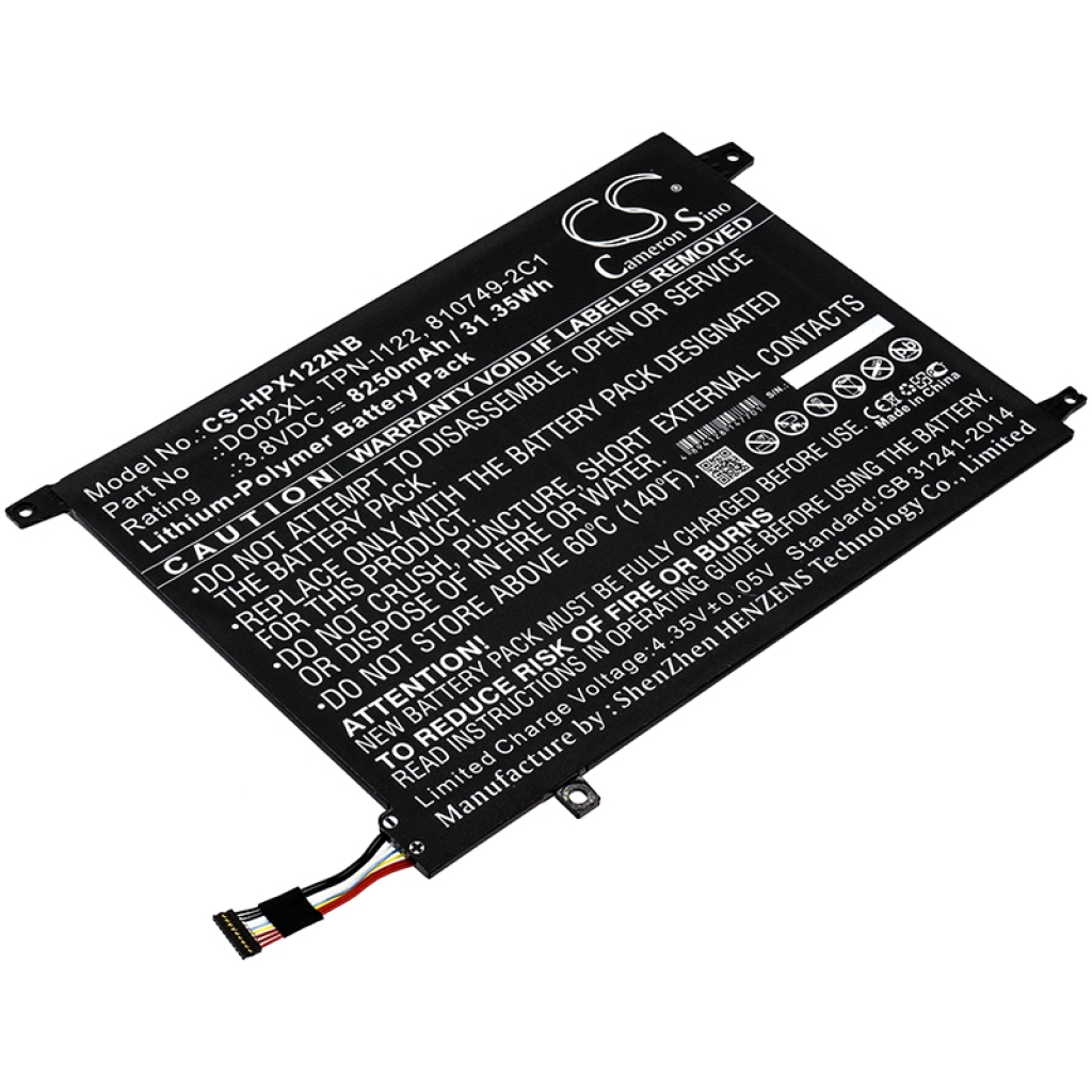Batería para portátil HP CS-HPX122NB