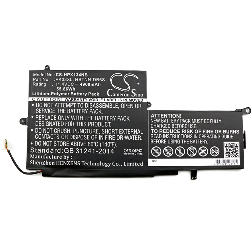 Batería para portátil HP CS-HPX134NB
