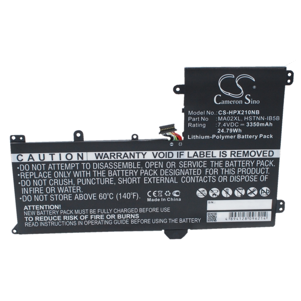 Batería para portátil HP CS-HPX210NB