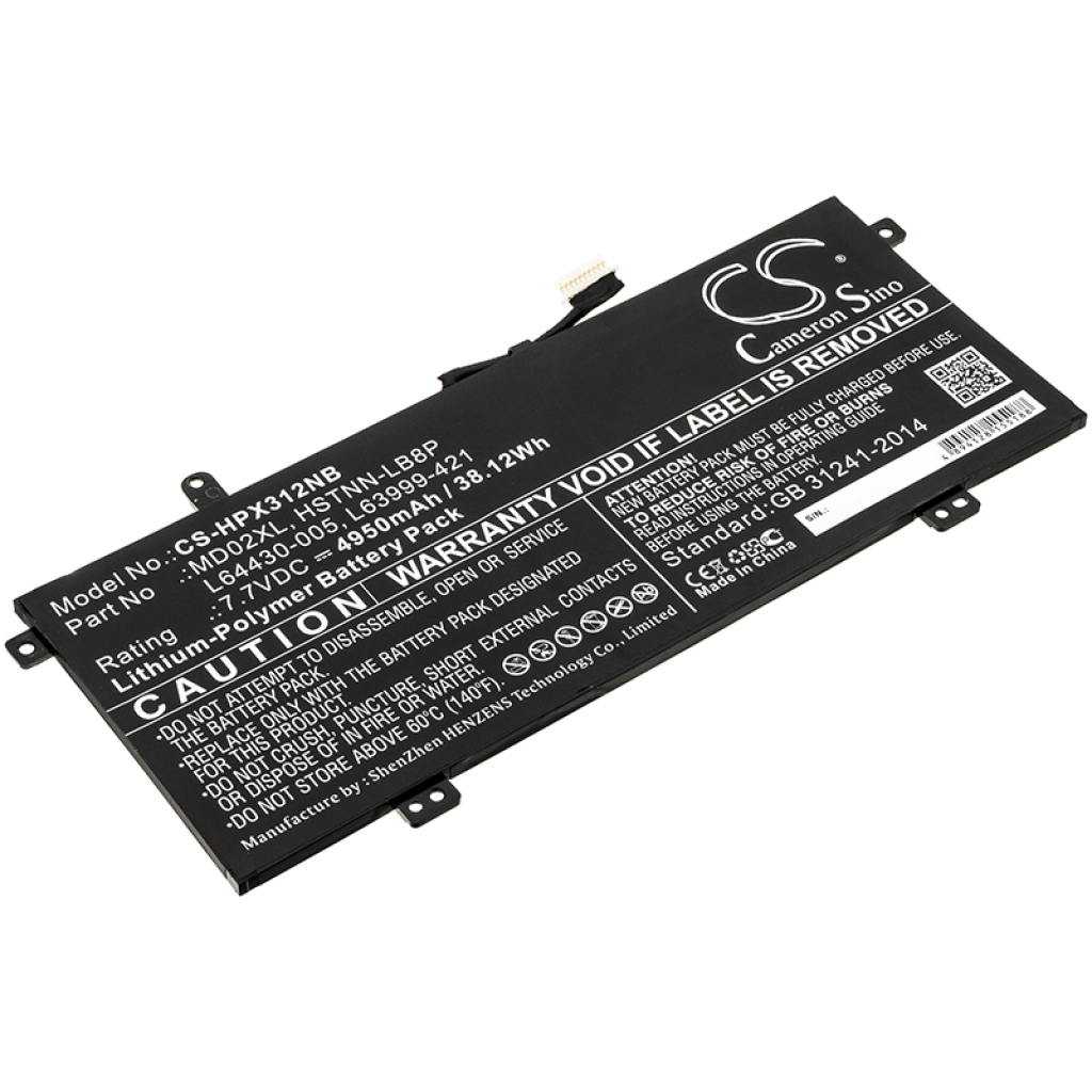 Batería para portátil HP CS-HPX312NB