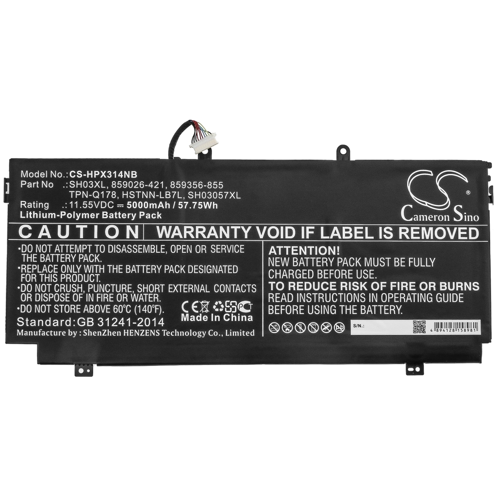 Baterías Sustituye HSTNN-LB7L