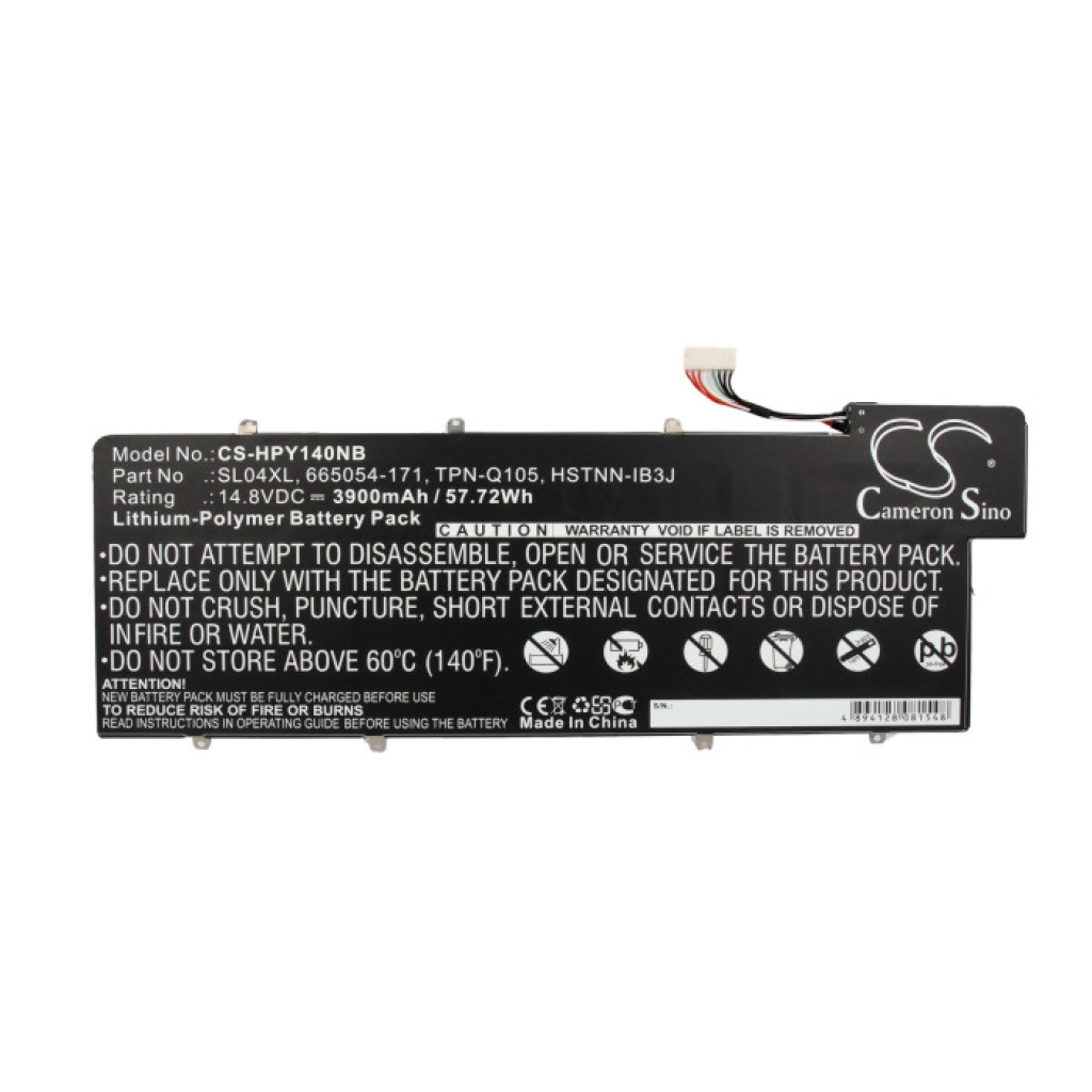 Batería para portátil HP CS-HPY140NB
