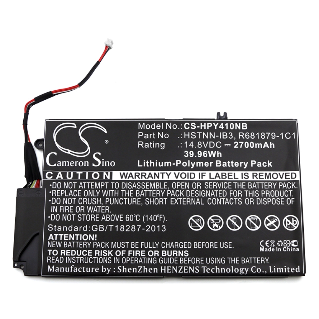 Batería para portátil HP CS-HPY410NB