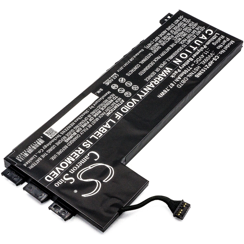Batería para portátil HP ZBook 17 G3