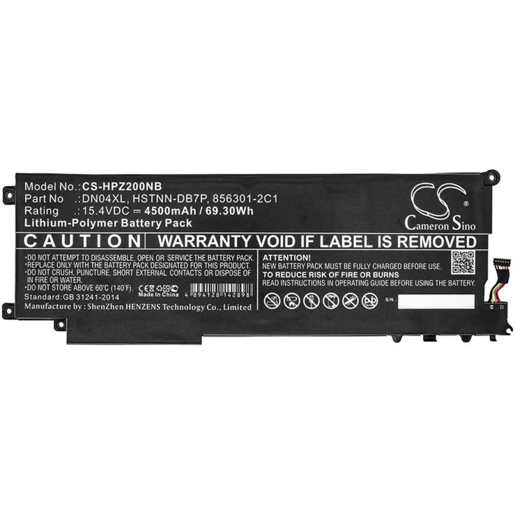 Batería para portátil HP CS-HPZ200NB