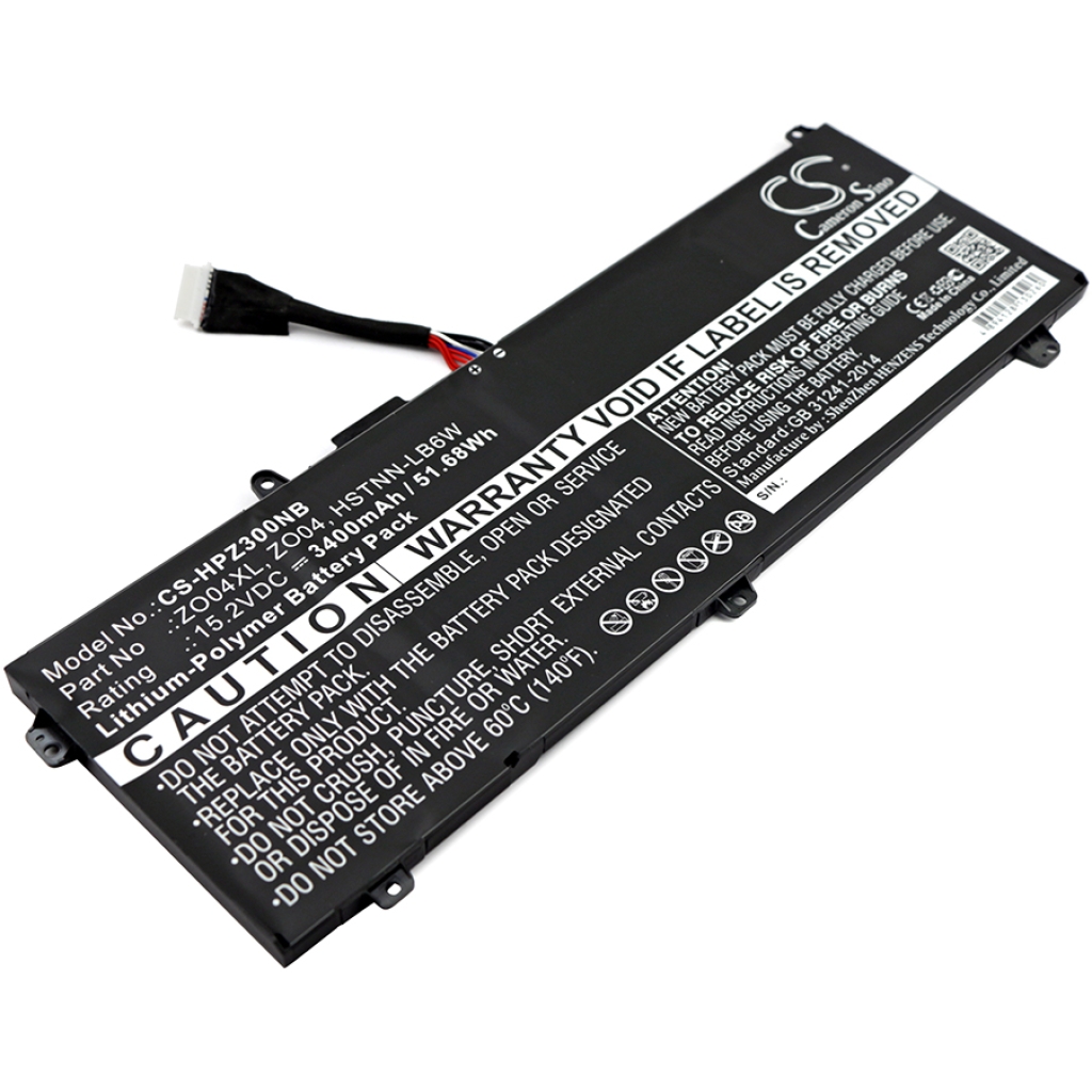 Batería para portátil HP ZBook Studio G4-2WU02ES