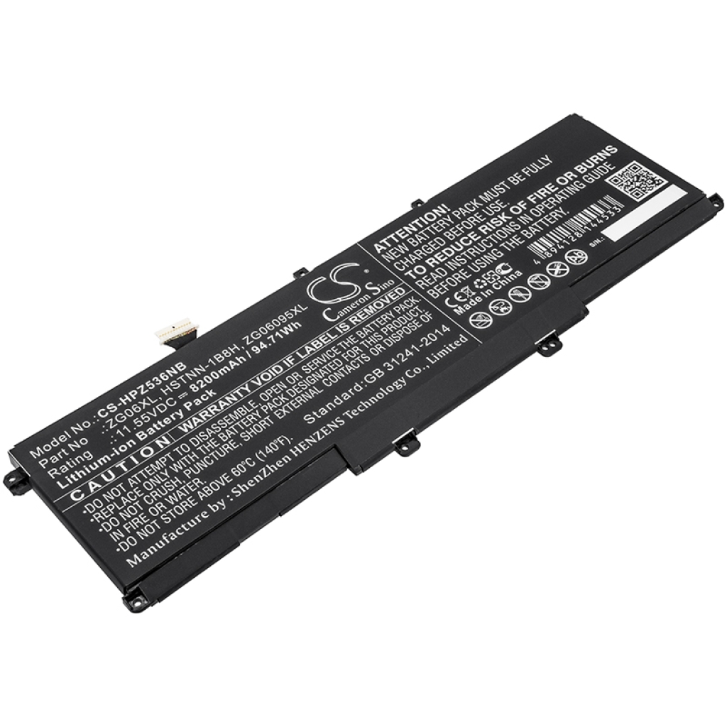 Batería para portátil HP CS-HPZ536NB