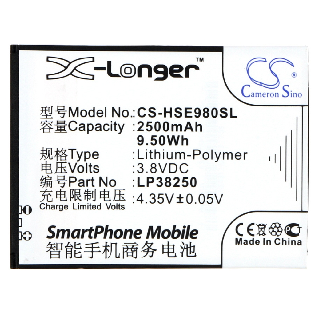 Batería del teléfono móvil Hisense CS-HSE980SL