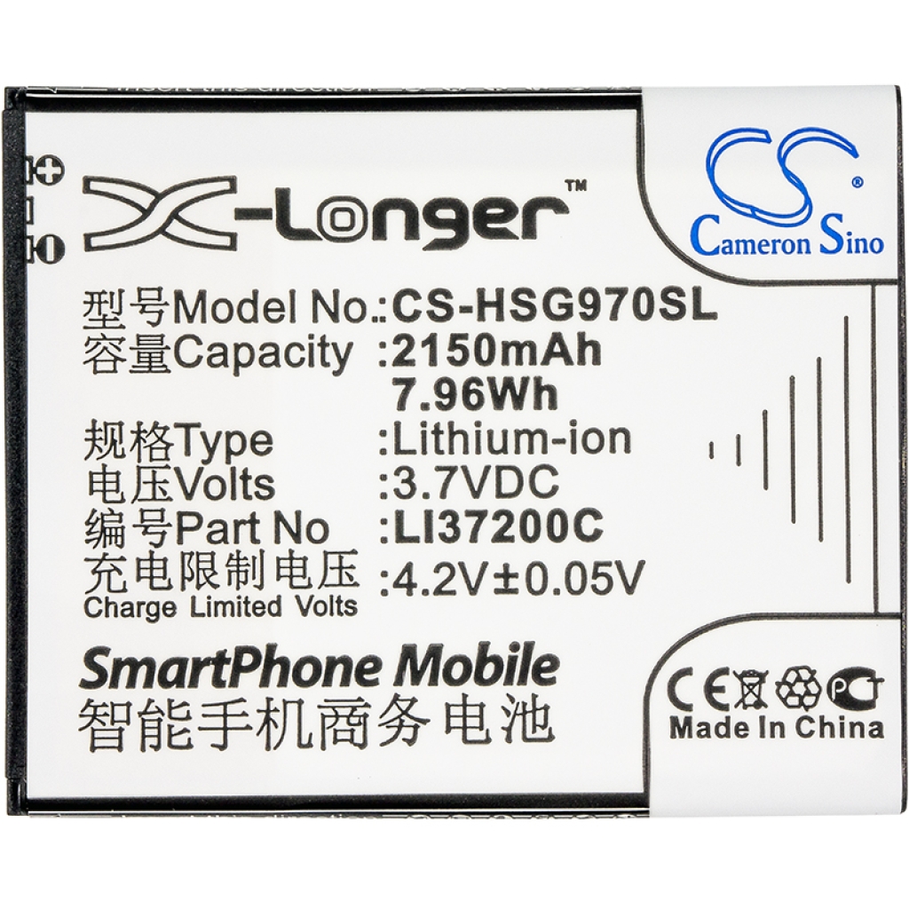 Batería del teléfono móvil Hisense HS-U970