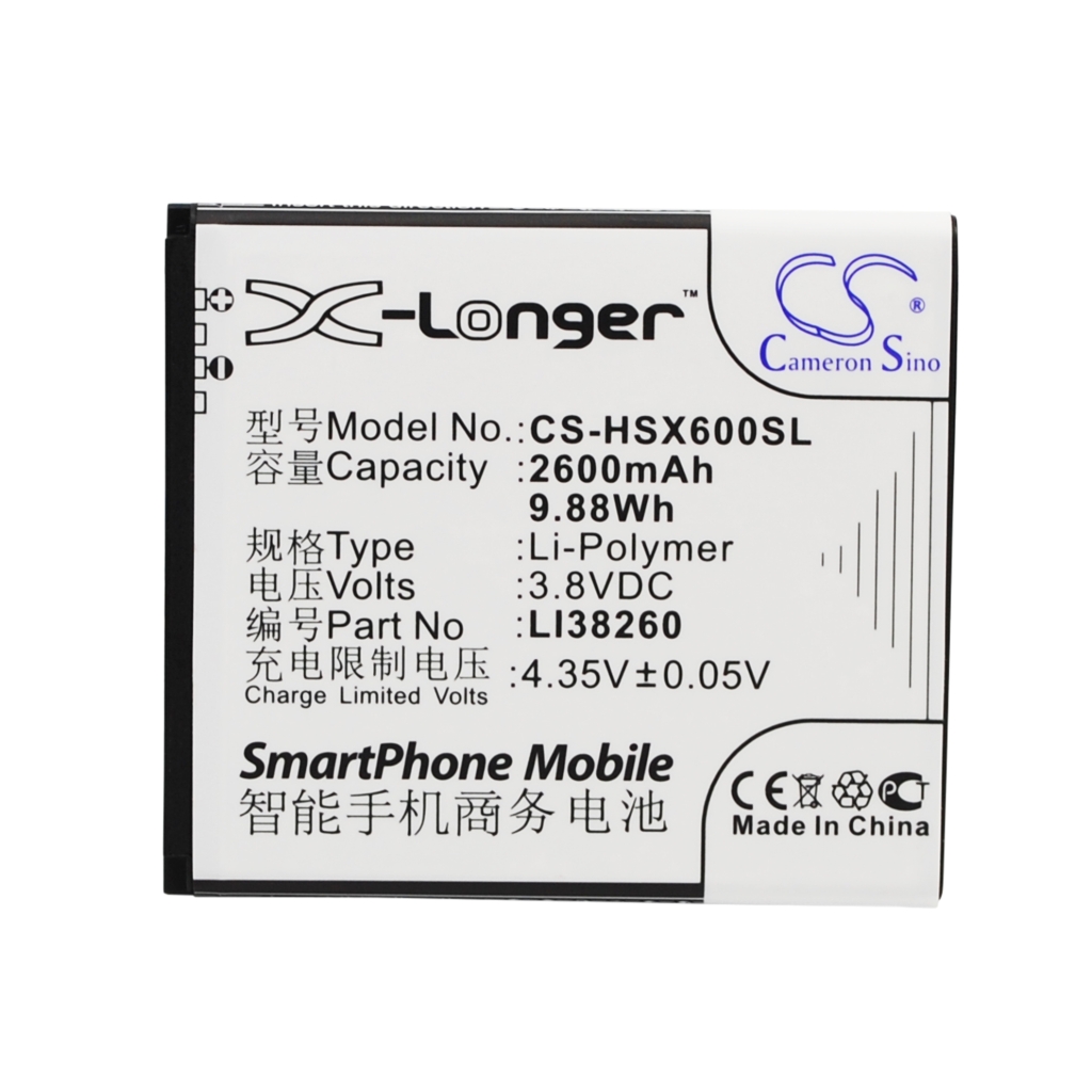 Batería del teléfono móvil Hisense HS-X6C