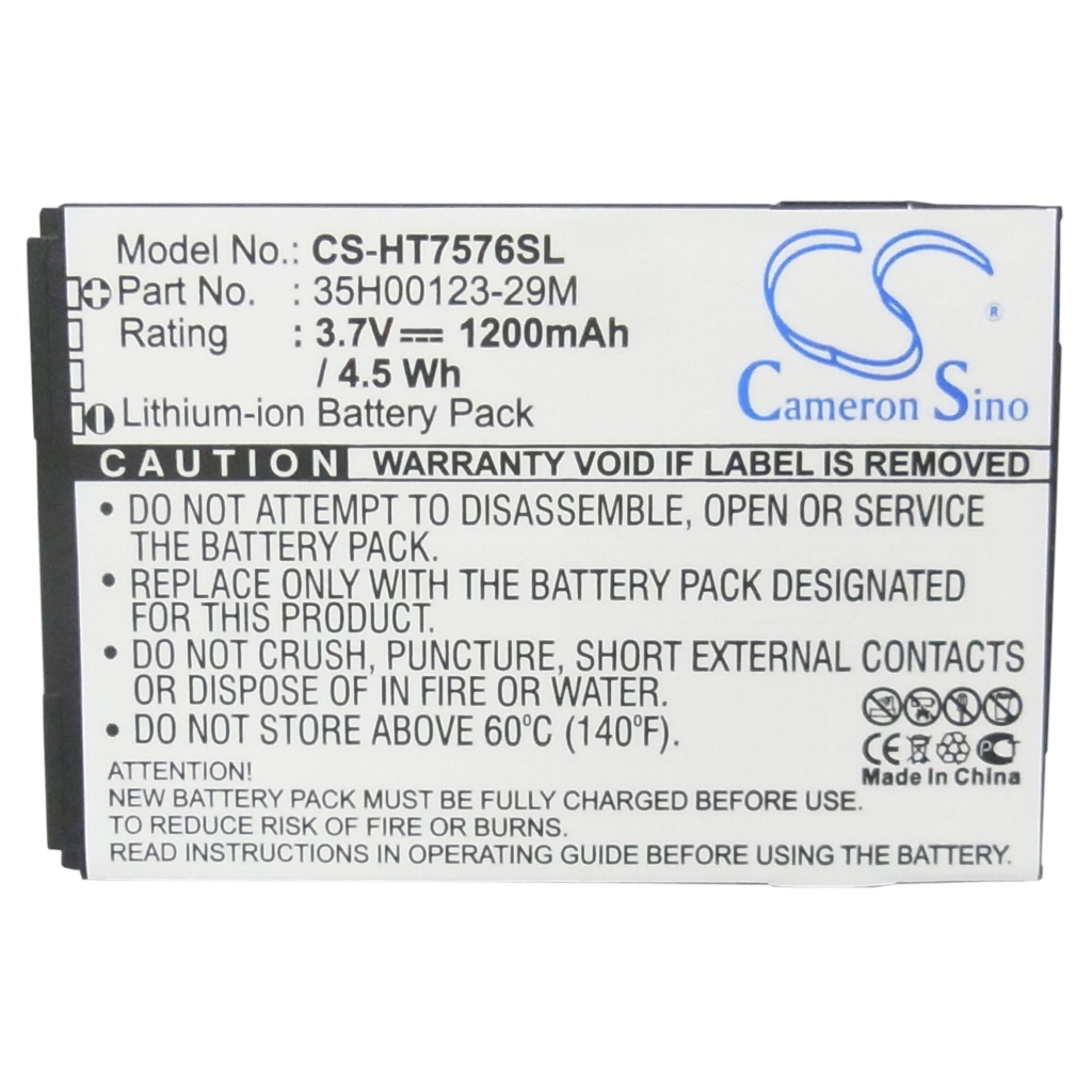 Batería del teléfono móvil HTC T7576