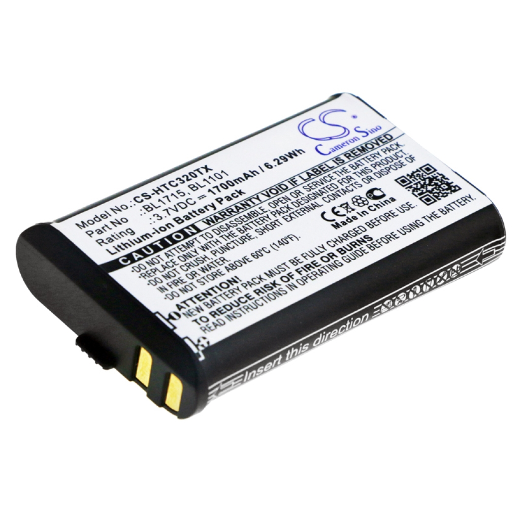Batería de radio de dos vías HYT CS-HTC320TX