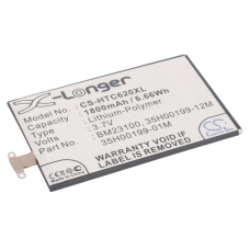 Reemplazo de batería compatible para HTC 35H00199-01M,35H00199-12M,BM23100,BTR6990B