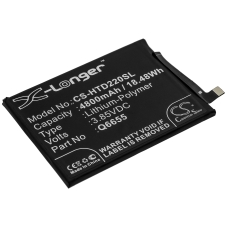 Reemplazo de batería compatible para HTC Q6655
