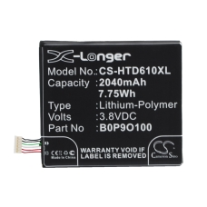 Reemplazo de batería compatible para HTC 35H00222-00M,35H00222-01M,B0P9O100,BOP90100