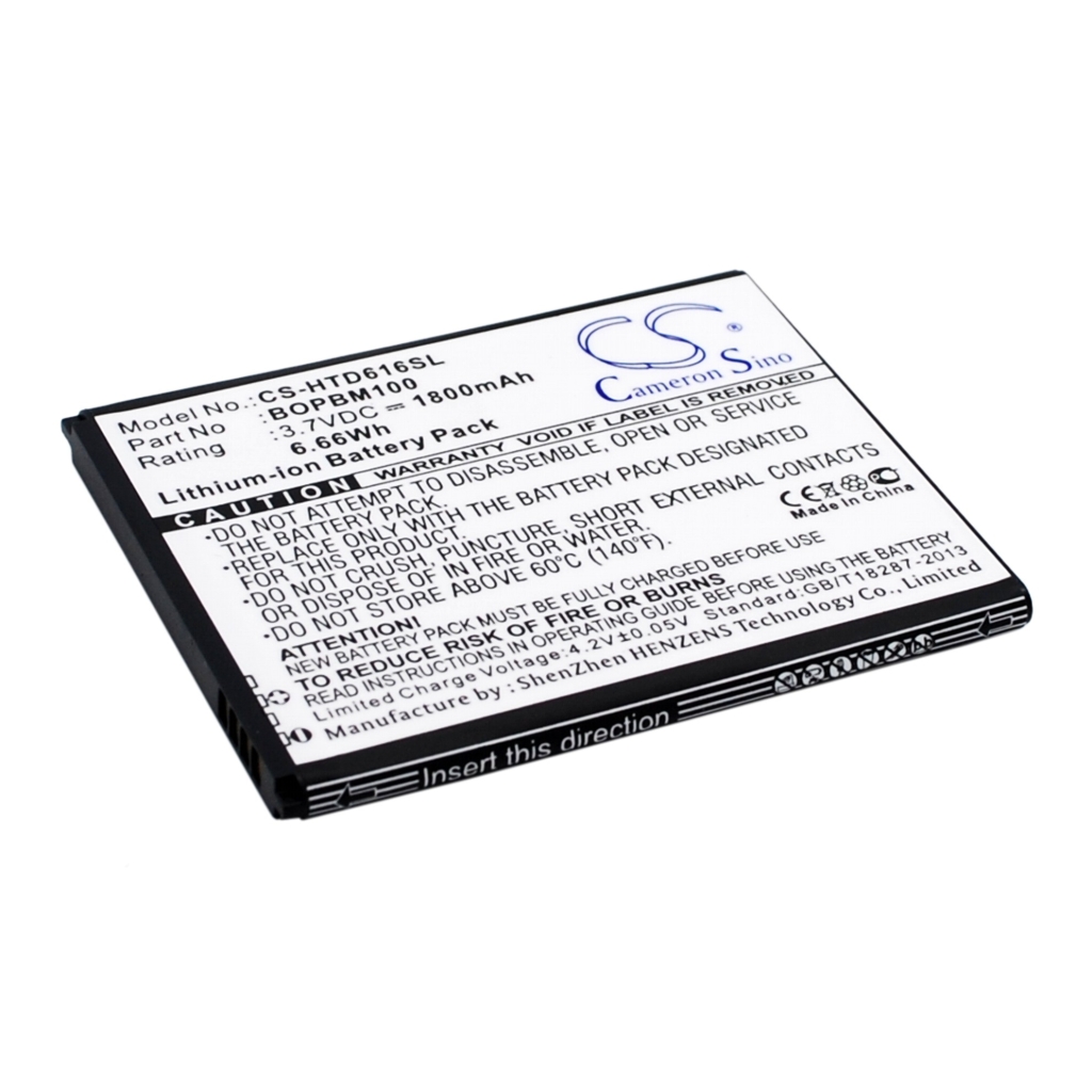 Batería del teléfono móvil HTC D616d