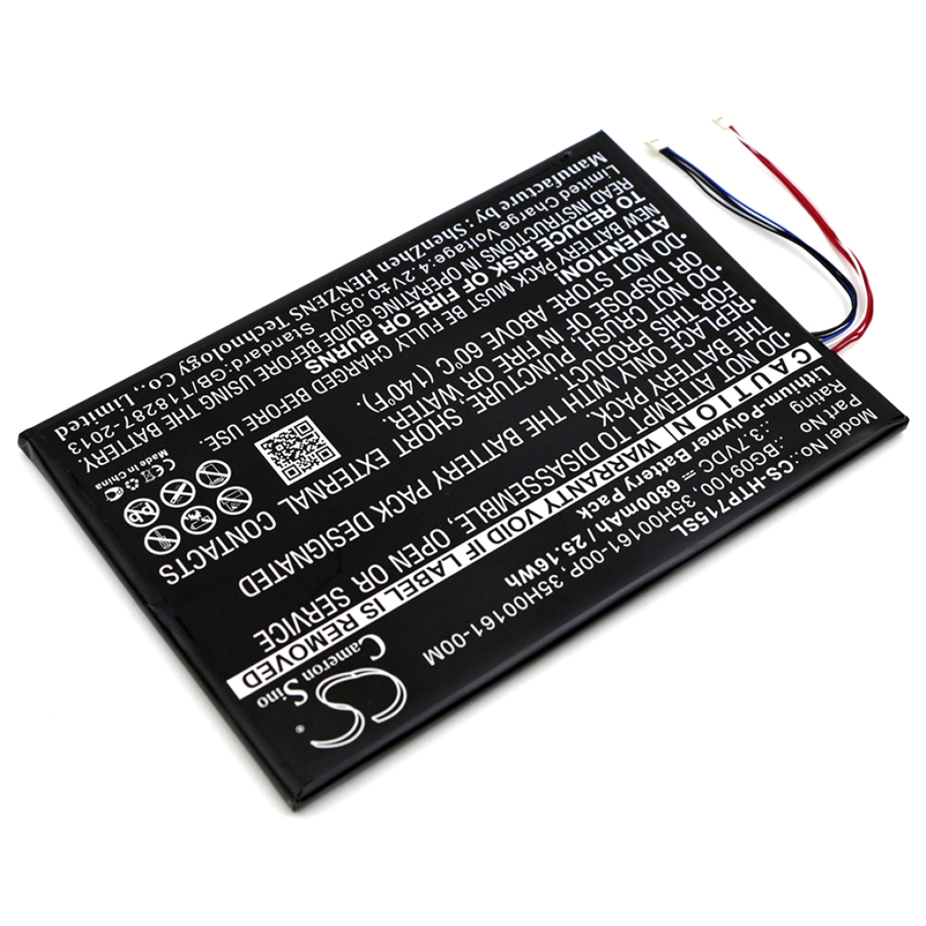 Batería de la tableta HTC CS-HTP715SL