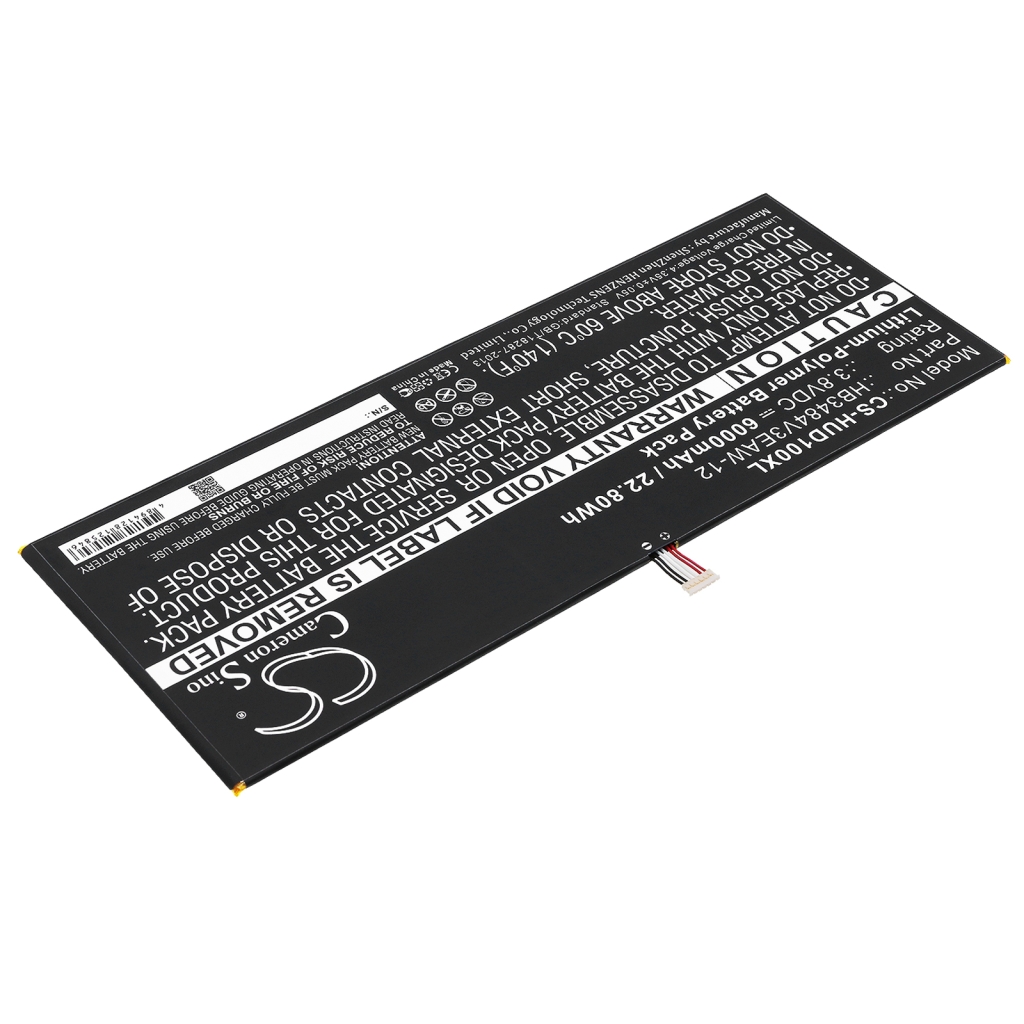 Batería de la tableta Huawei CS-HUD100XL