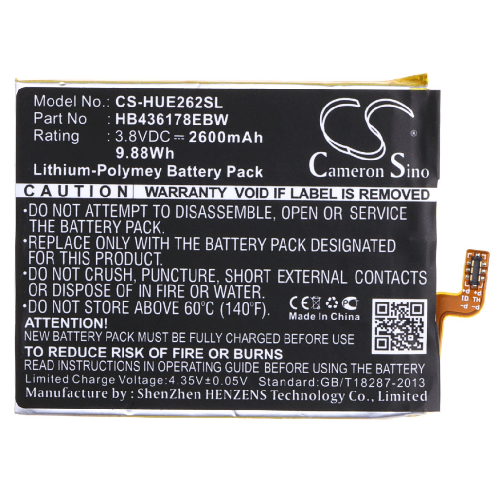 Batería del teléfono móvil Huawei CS-HUE262SL