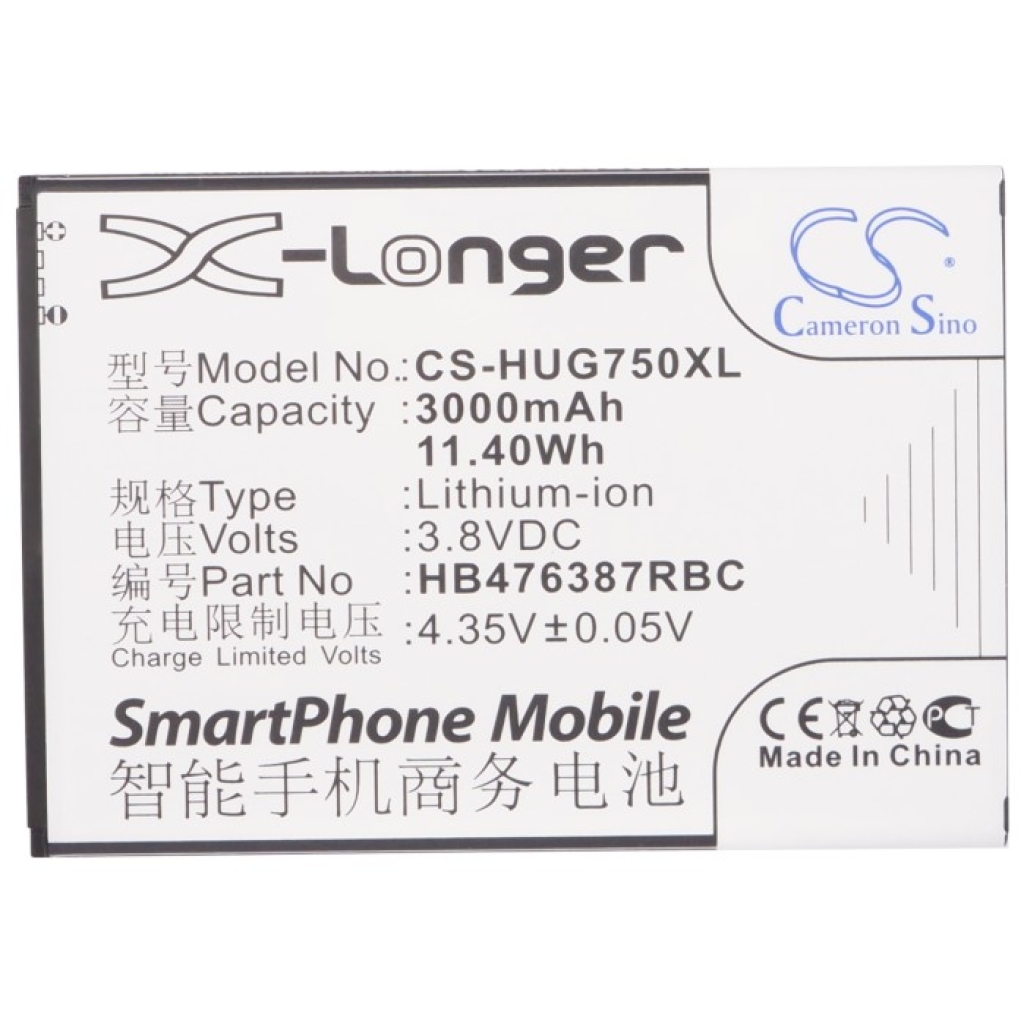 Batería del teléfono móvil Huawei Honor 3X