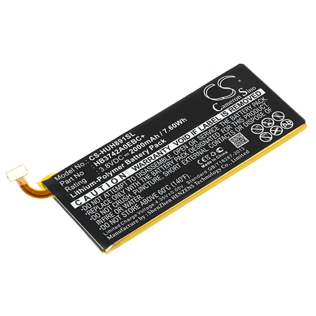 Batería del teléfono móvil Huawei CS-HUH891SL