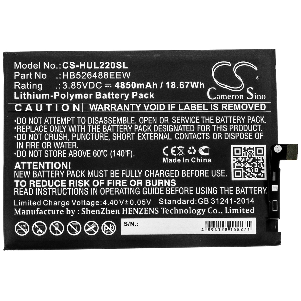 Batería del teléfono móvil Huawei CS-HUL220SL