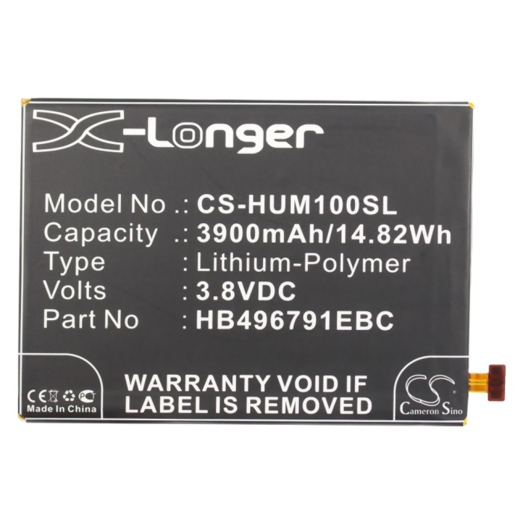Batería del teléfono móvil Huawei CS-HUM100SL