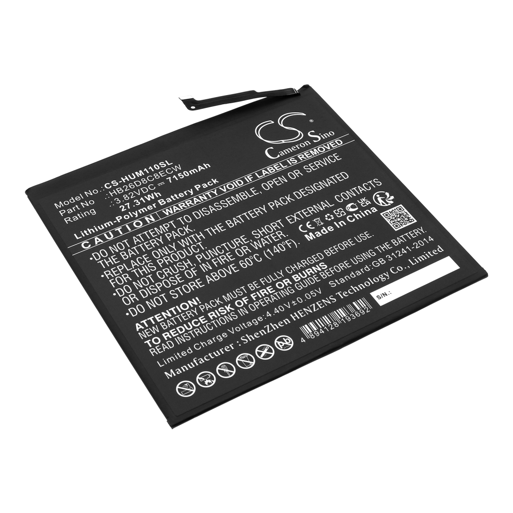 Batería de la tableta Huawei CS-HUM110SL