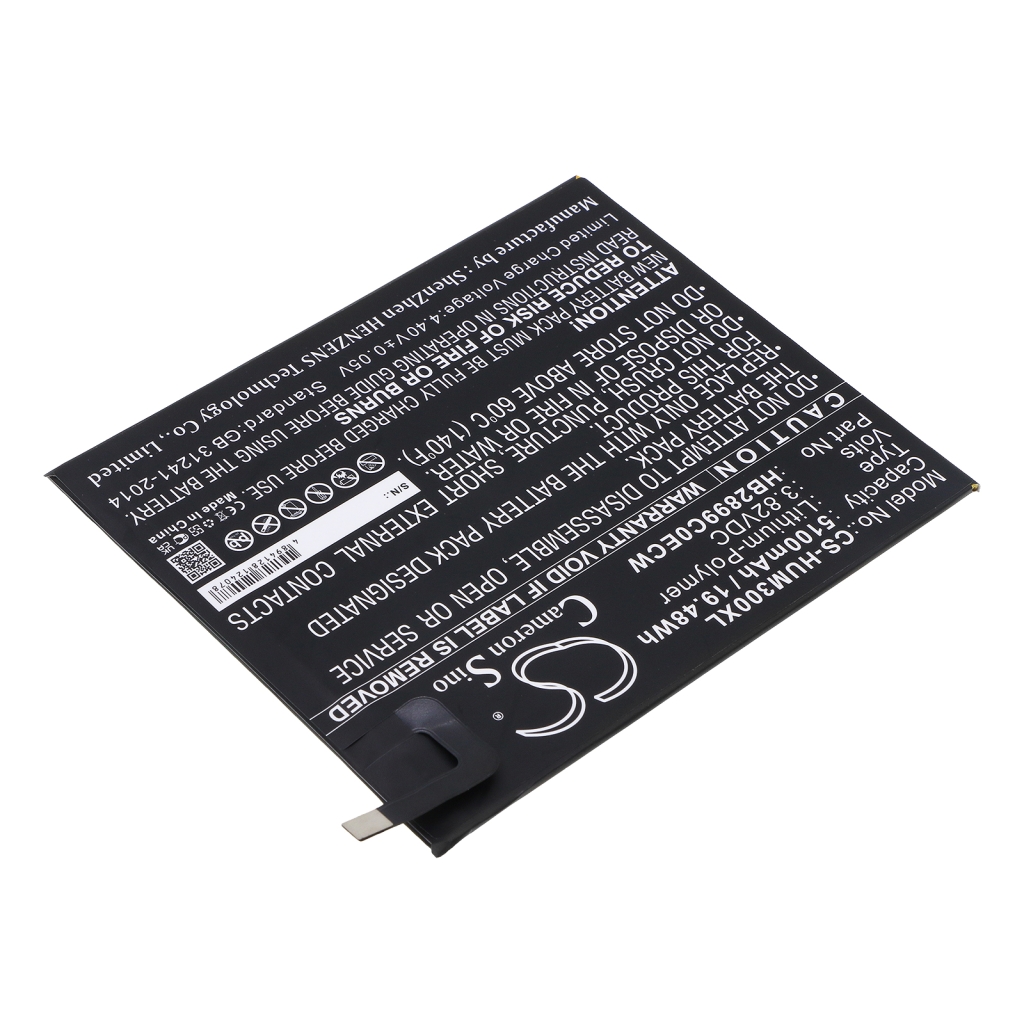 Batería de la tableta Huawei CS-HUM300XL